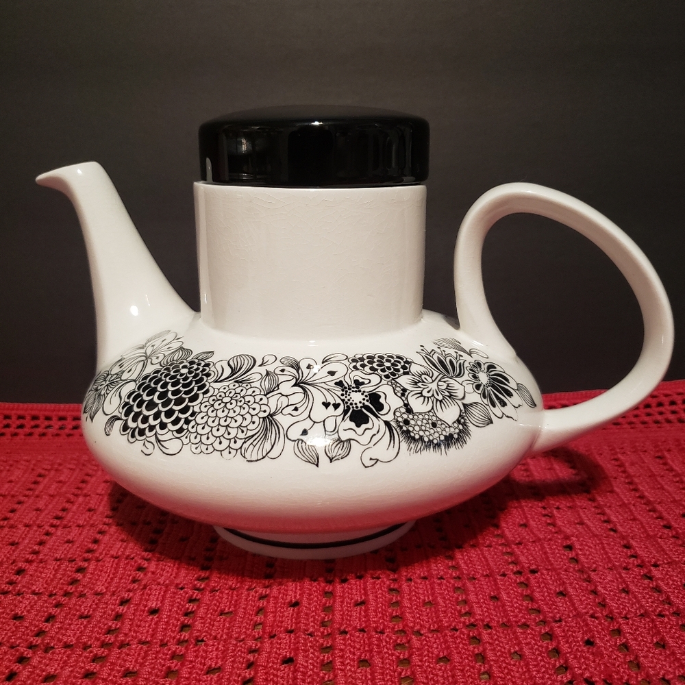 Vintage Coffee Tea Pot Staffordshire Wildwind